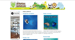 Desktop Screenshot of halas.allatos-jatekok.com