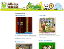 Tablet Screenshot of csigas.allatos-jatekok.com
